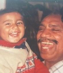 Anmol Mahajan as a child